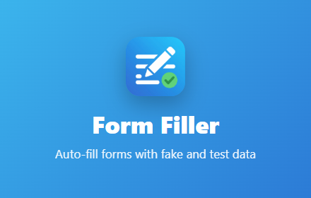Form Filler Chrome extension